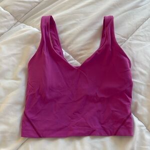 Lululemon pow pink tone align tank nwot size 4